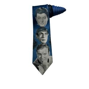 Ralph Marlin Star Trek Original Crew Spock Captain Kirk Vintage Necktie